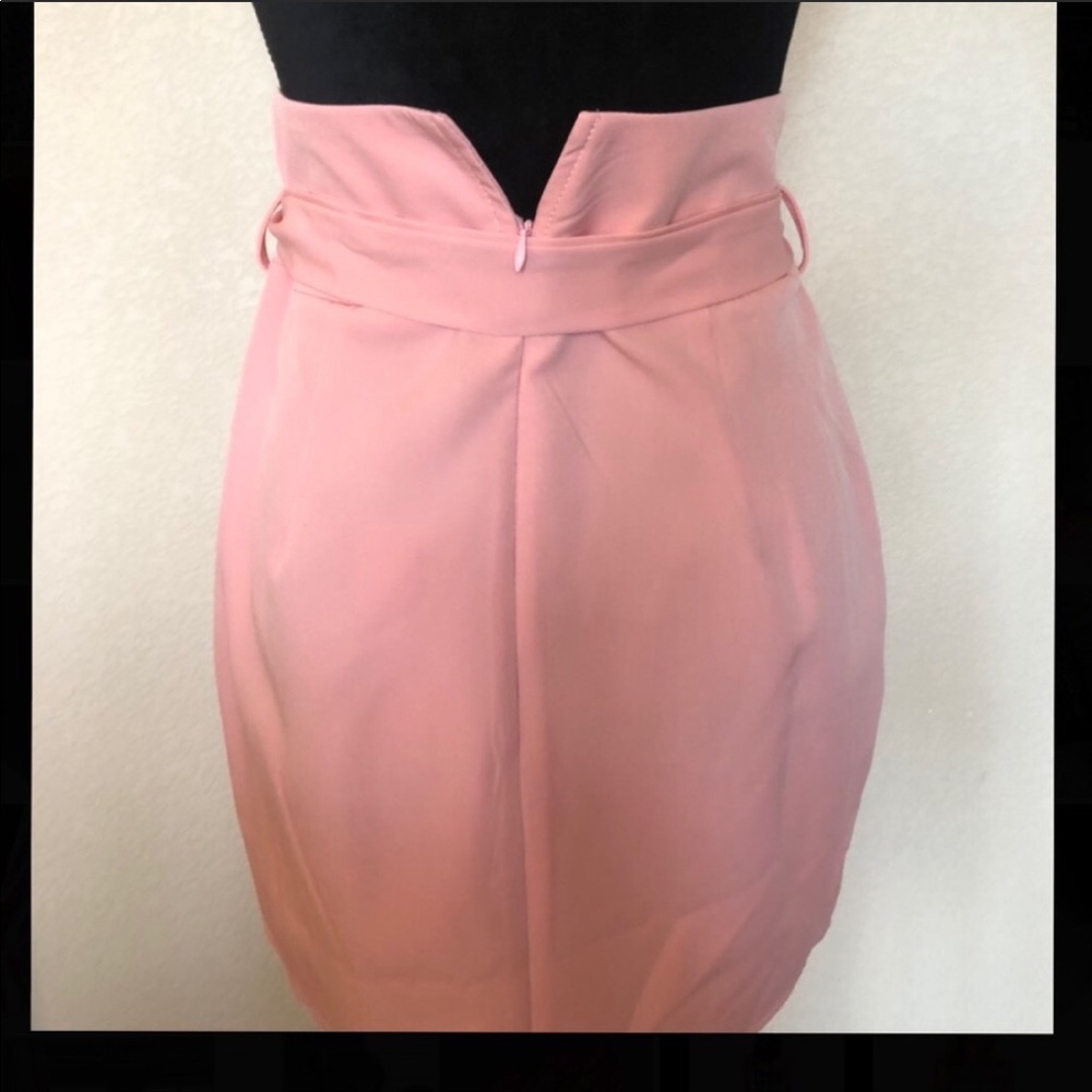 Pink High Rise Skirt - Picture 5 of 7
